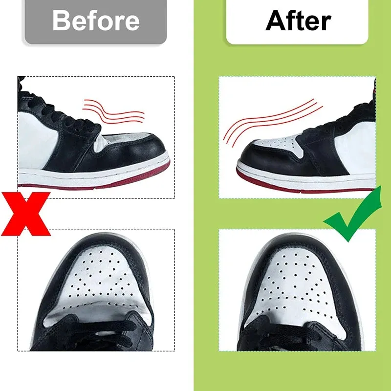 Lightweight Shoe Crease Protectors - Anti-Bending Toe Cap Support for Sneakers