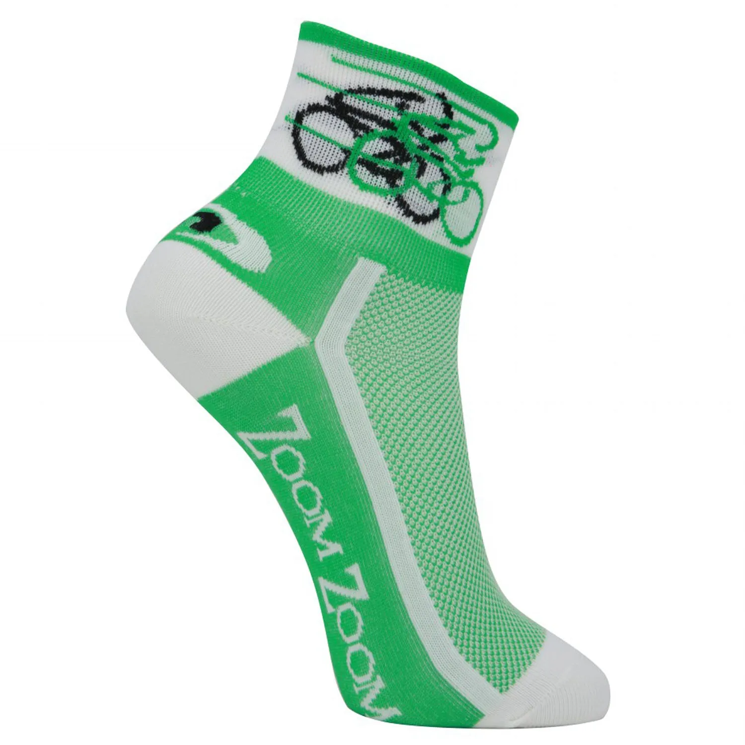 LIN Tour de France CoolMax Cycling Socks Green Shirt