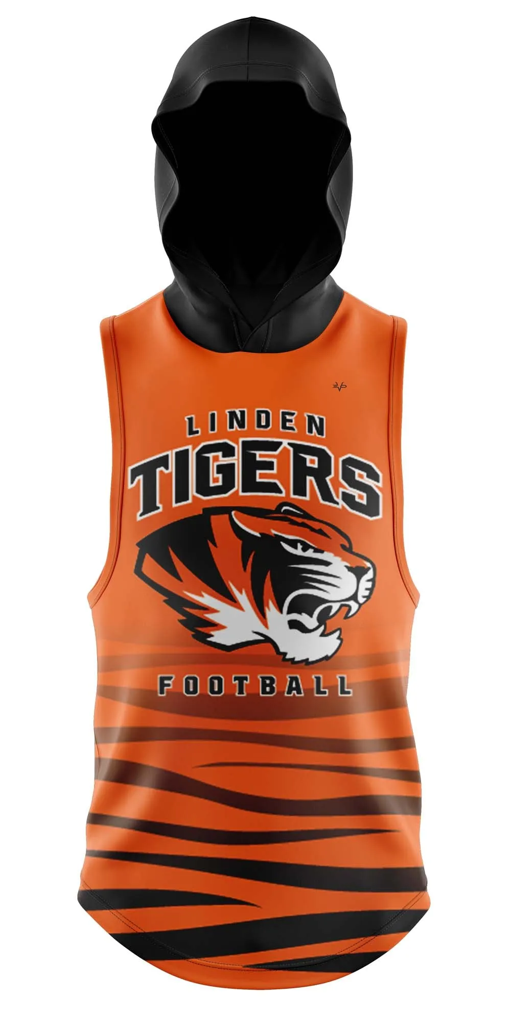 LINDEN TIGERS Lightweight Sleeveless Hoodie