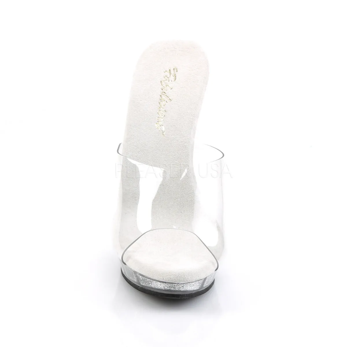 LIP-101  Clear/Silver Glitter