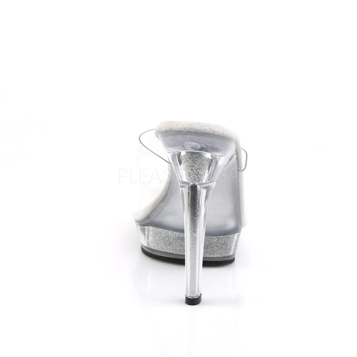 LIP-101  Clear/Silver Glitter
