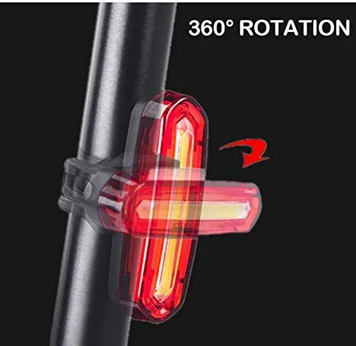 Lista 120 Lumens Rechargeable USB Rear Light Bicycle Cycling Taillight LED Waterproof MTB Road Bike Tail Lamp Rear Light for Bicycle