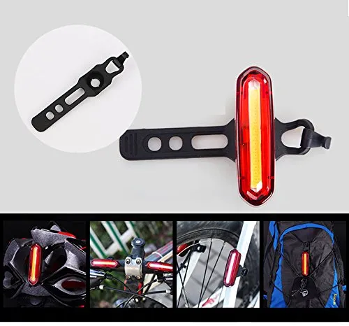 Lista 120 Lumens Rechargeable USB Rear Light Bicycle Cycling Taillight LED Waterproof MTB Road Bike Tail Lamp Rear Light for Bicycle