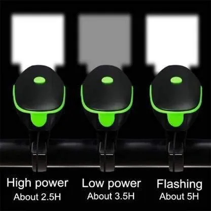 Lista Lista056 Rechargeable Bike Horn and Light 140 DB with Super Bright 250 Lumen Light for bicycle, set of 1