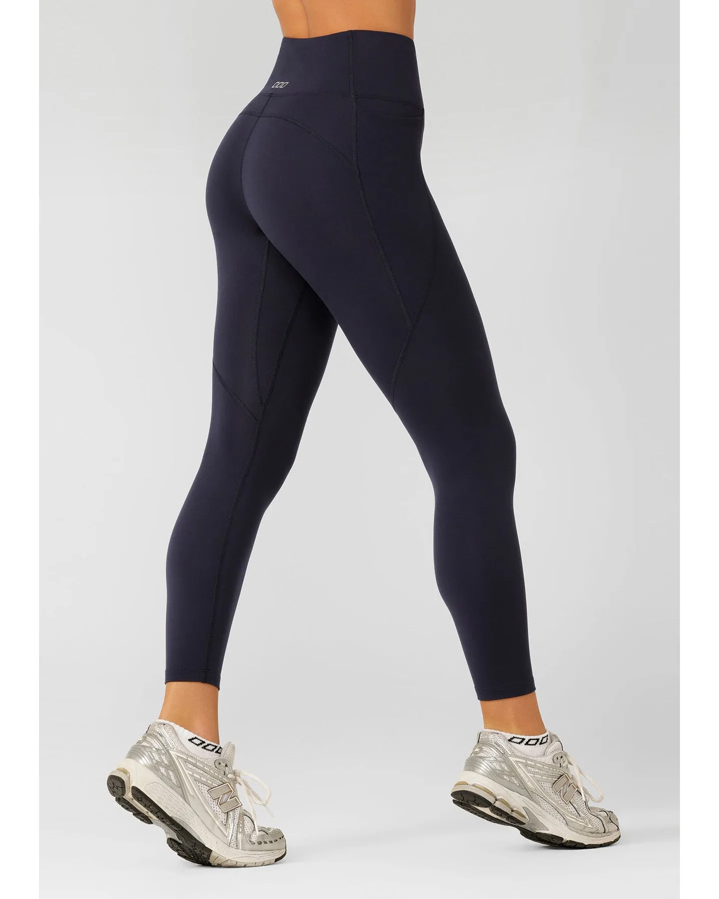 Lorna Jane Amy No Ride Phone Pocket 7/8 Leggings - Midnight Blue