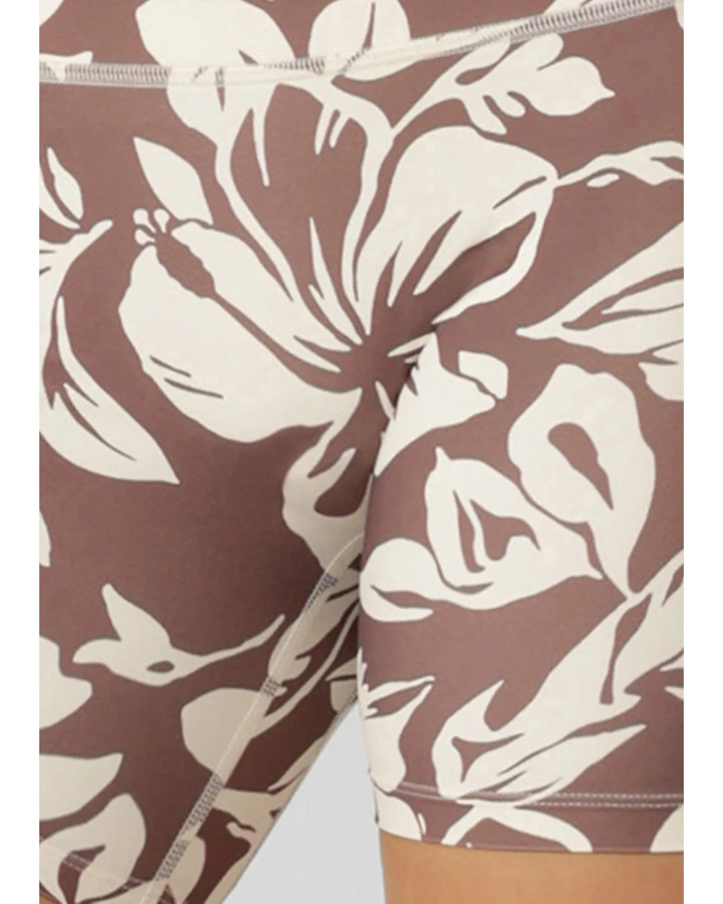 Lorna Jane Hi-Fold No Ride Bike Shorts - Hibiscus
