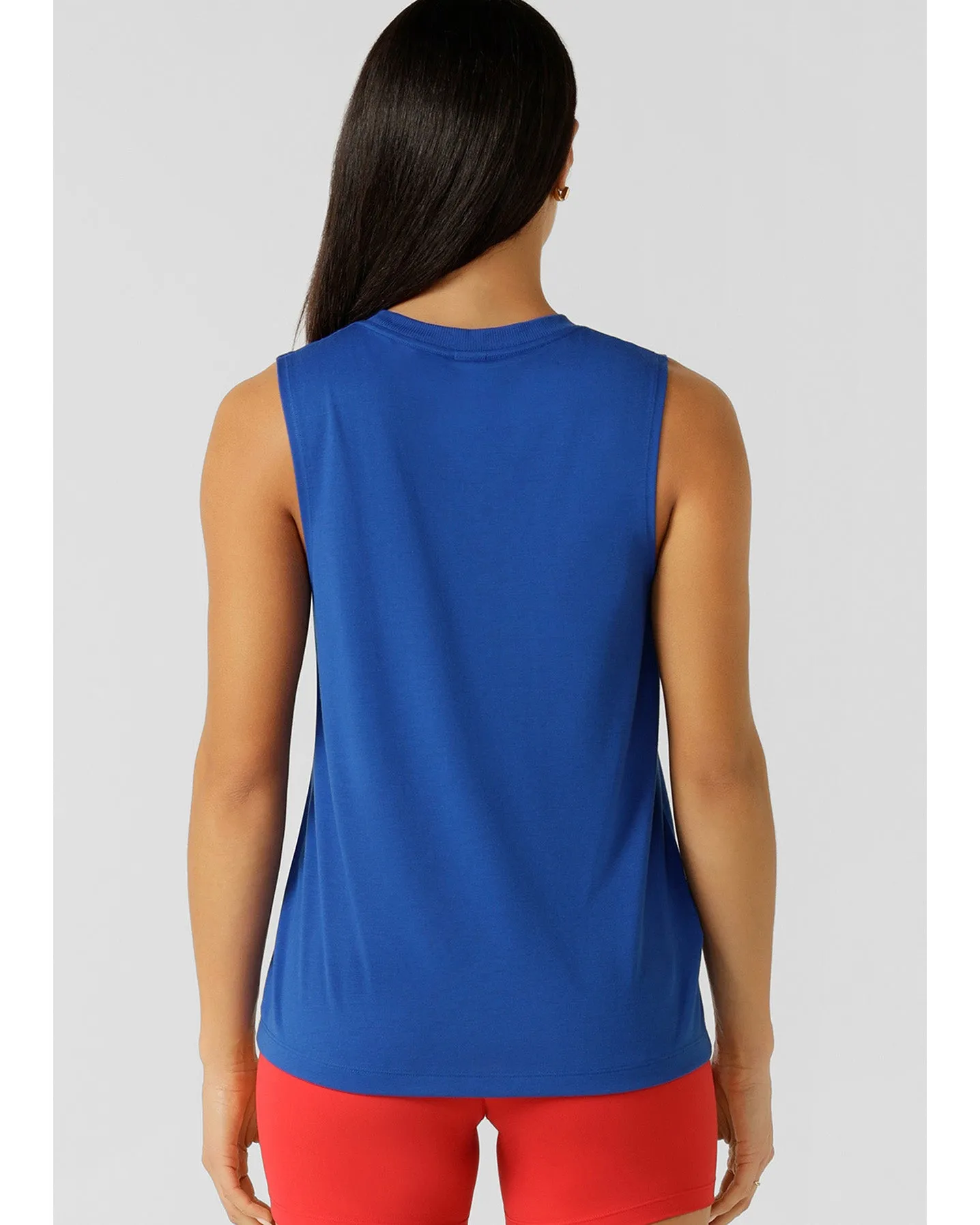 Lorna Jane Lotus Muscle Tank - Cobalt Blue*
