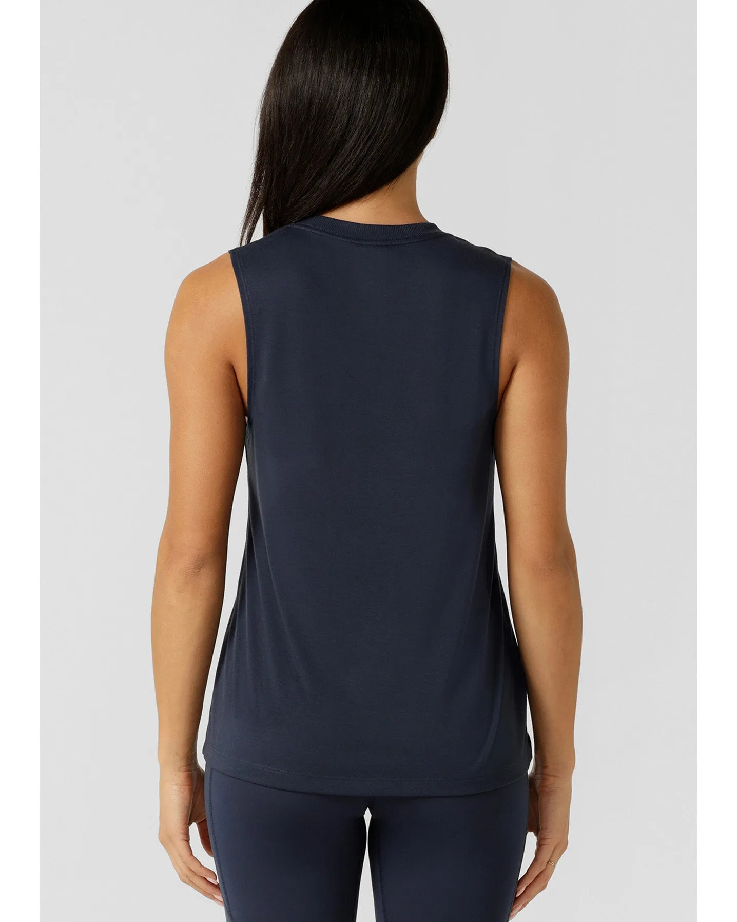 Lorna Jane Lotus Muscle Tank - Imperial Blue