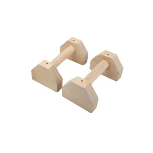 Low Parallettes (Mini-Barren) Kiefernholz - 25 cm