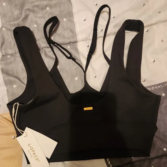 L*Space Full Force Bra In BLACK SIZE SMALL NWT
