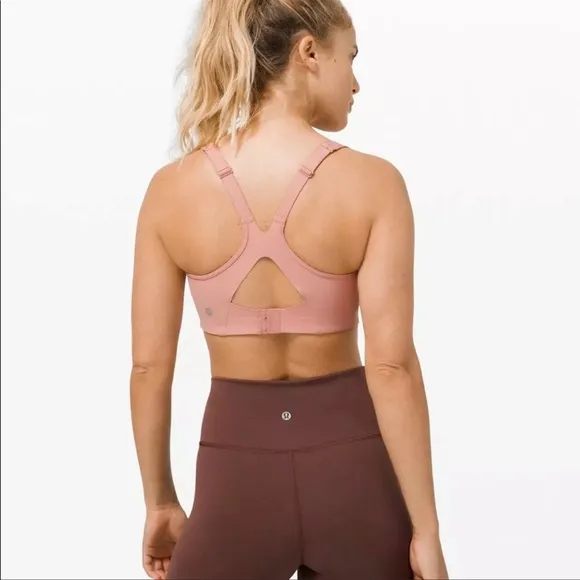 Lululemon All Powered Up Sports Bra In Pink Pastel