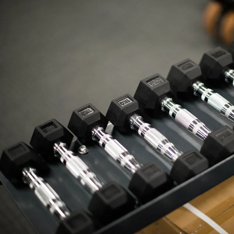 Megafit Rubber Hex Dumbbell