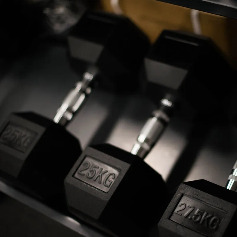 Megafit Rubber Hex Dumbbell
