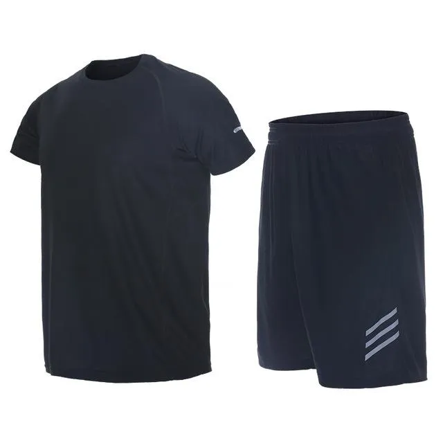 Men Sport Suits Quick Dry Basketball Tennies Training Tracksuits Fitness Gym Clothing Running Sets