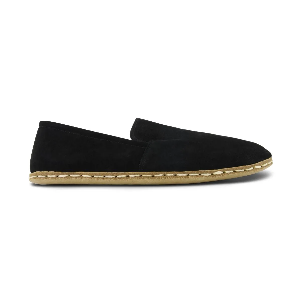 Men's Barefoot Grounding Nubuck Slip-on Shoes - Obsidian
