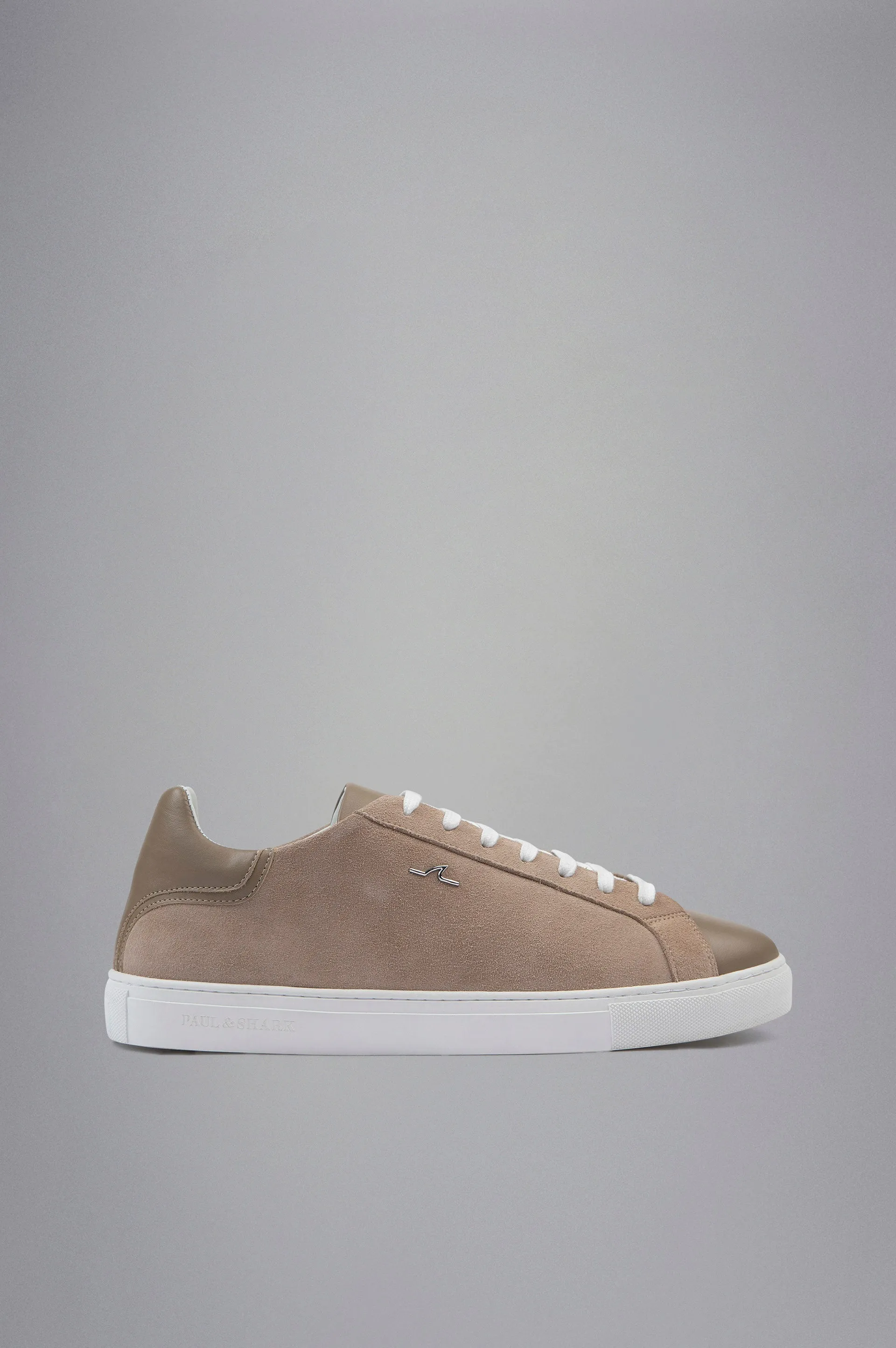 Men's Leather Sneakers in Beige
