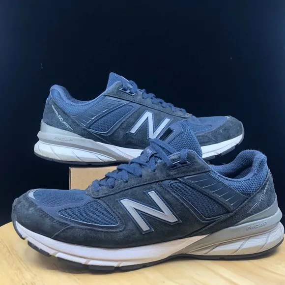 Men's New Balance M990NV5 Navy Athletic Running
