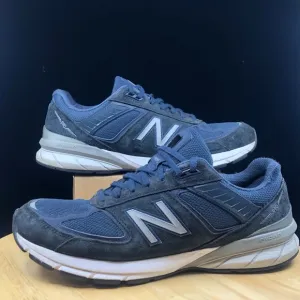 Men's New Balance M990NV5 Navy Athletic Running