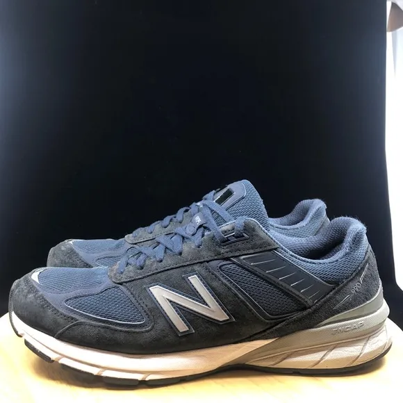 Men's New Balance M990NV5 Navy Athletic Running