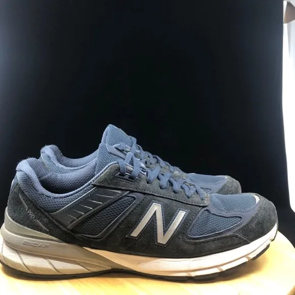 Men's New Balance M990NV5 Navy Athletic Running