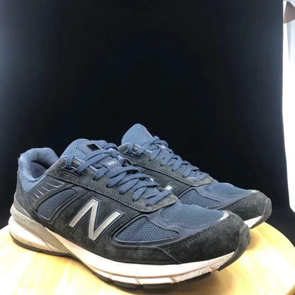 Men's New Balance M990NV5 Navy Athletic Running