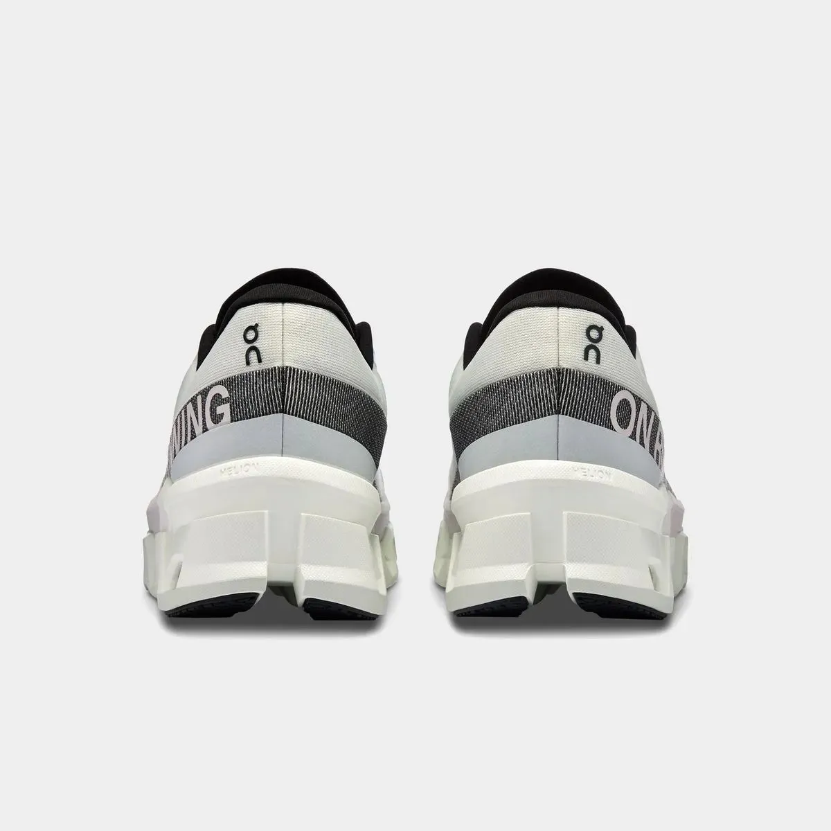 Mens On Cloudmonster 2.0 White/Grey Running Shoes