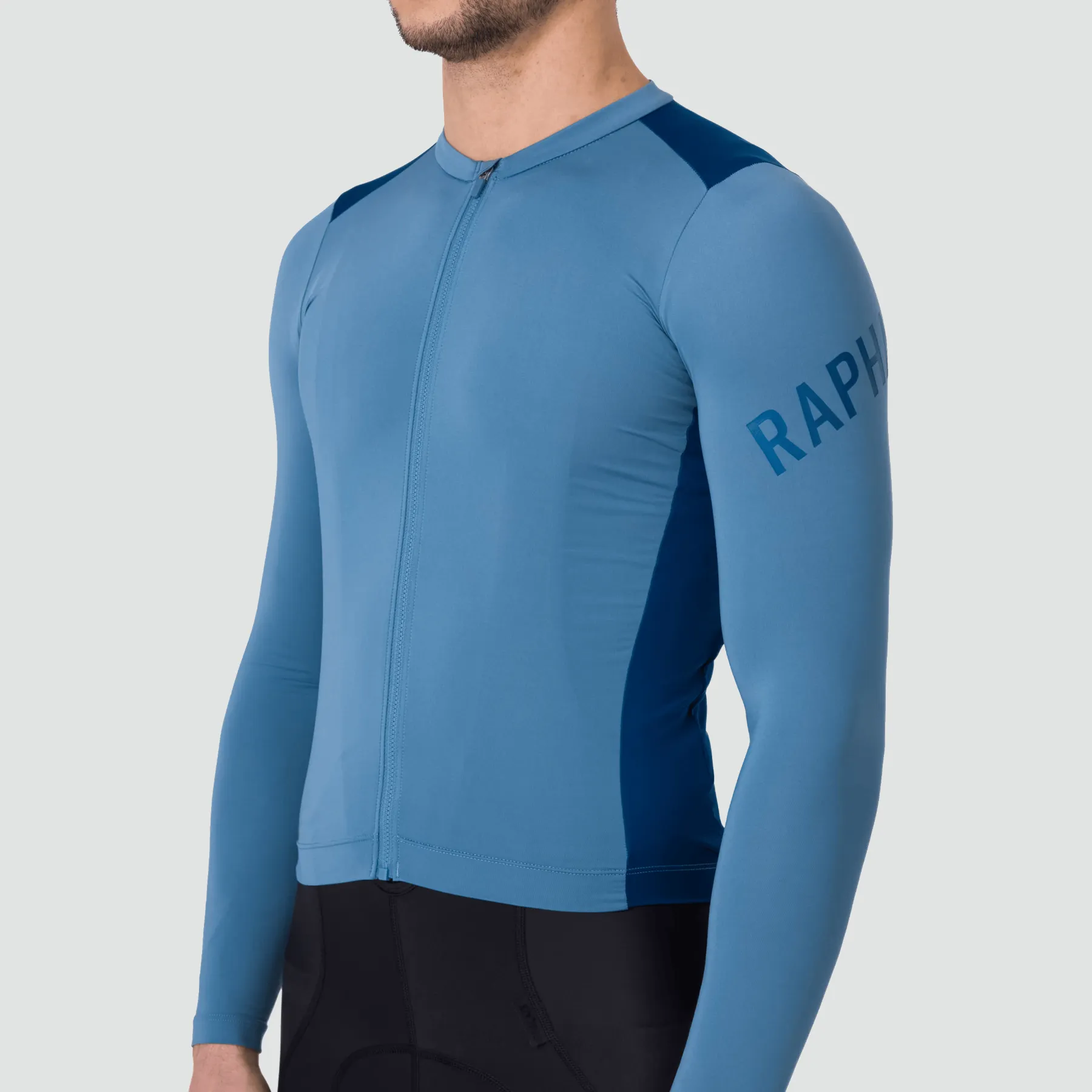 Men's Pro Team Long Sleeve Lightweight Jersey - Chestnut Brown/Walnut Brown
