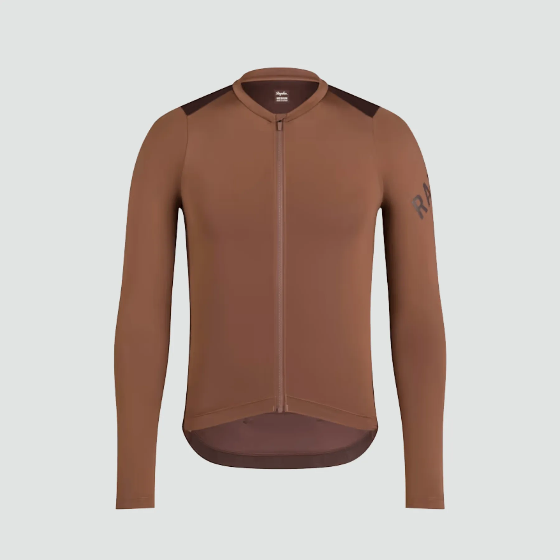 Men's Pro Team Long Sleeve Lightweight Jersey - Chestnut Brown/Walnut Brown