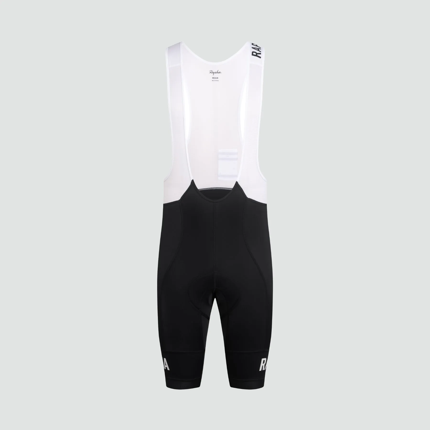 Men's Pro Team Training Bib Shorts - Black/White