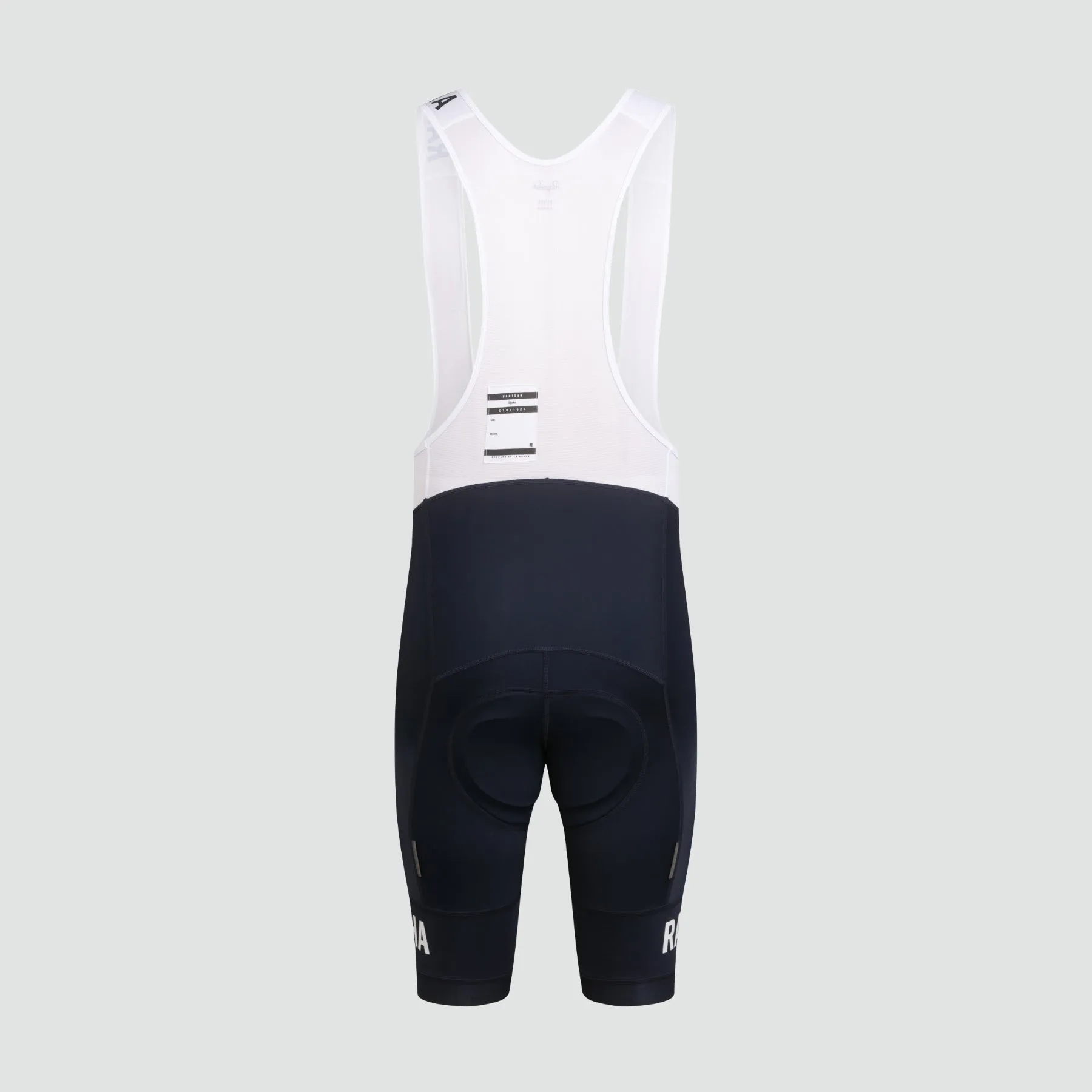 Men's Pro Team Training Bib Shorts - Dark Navy/White