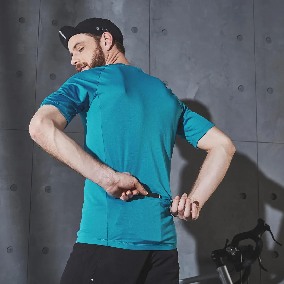 Men's Road Cycling Short-Sleeved Summer Jersey Essential