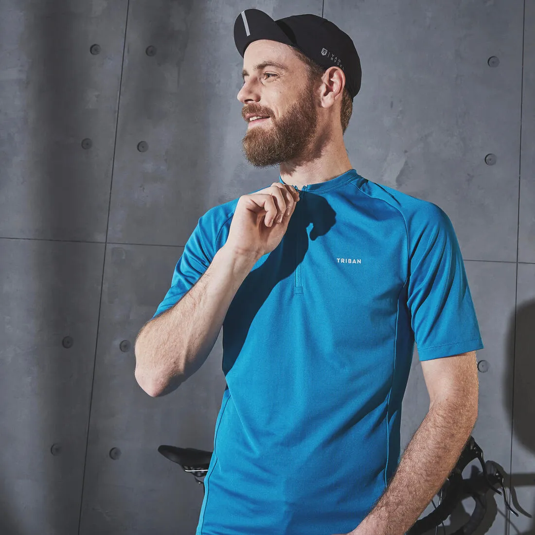 Men's Road Cycling Short-Sleeved Summer Jersey Essential
