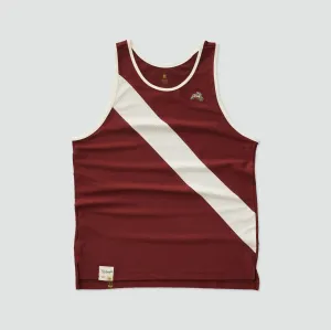 Men's Van Cortlandt Singlet - Syrah/Ivory/Ivory