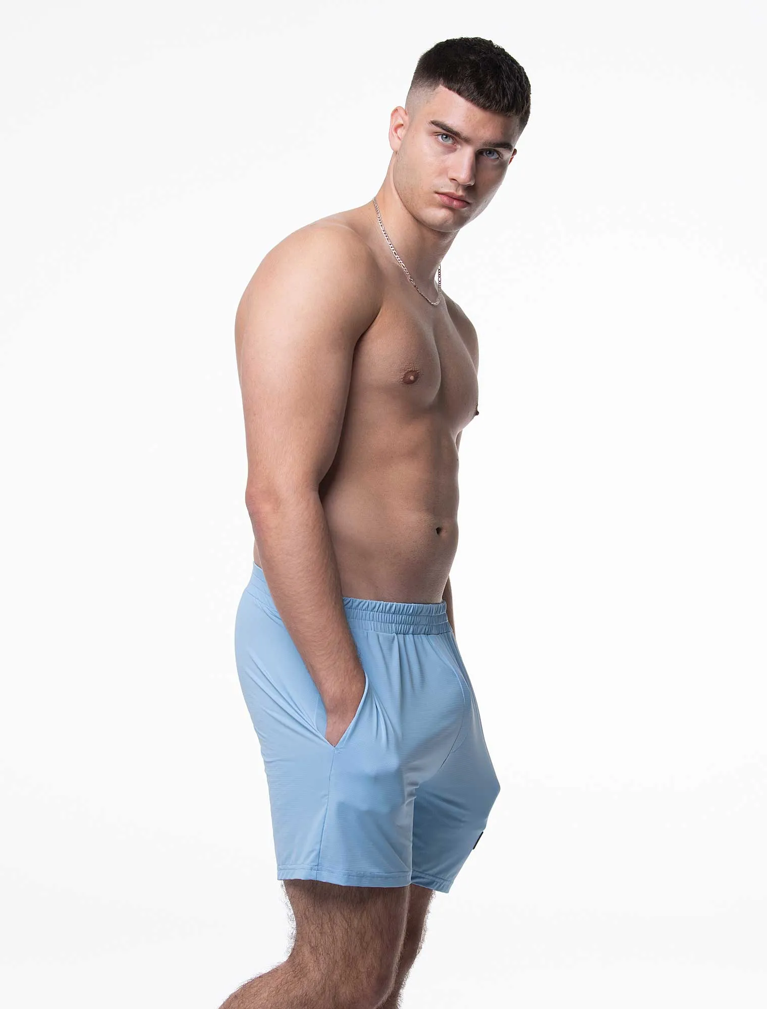 Mesh Football Shorts - Back 4 Blue