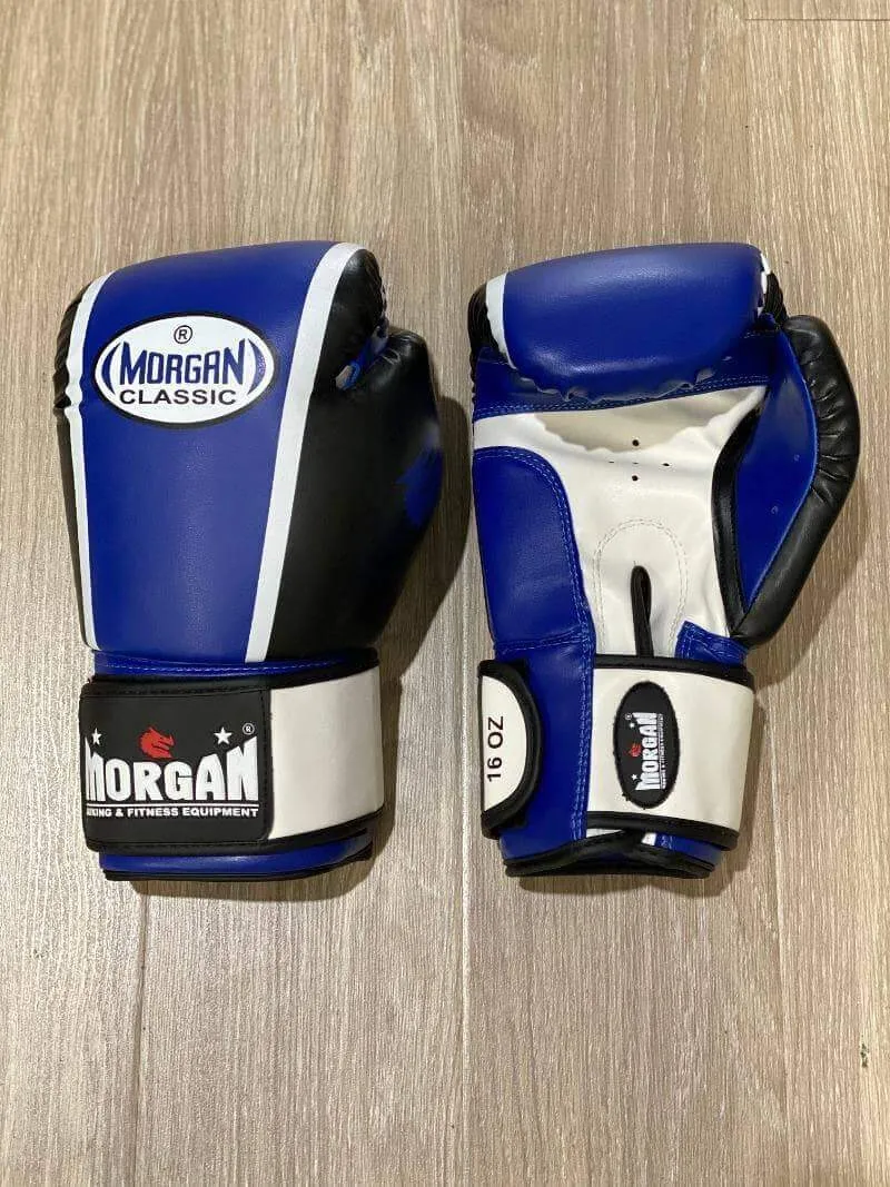 Morgan Classic Boxing Kickboxing Punching Bag Sparring Gloves 16oz