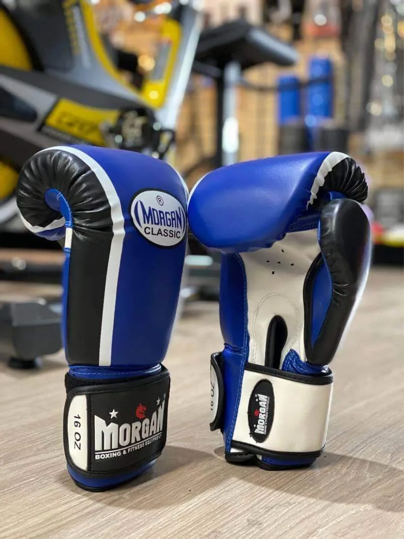 Morgan Classic Boxing Kickboxing Punching Bag Sparring Gloves 16oz
