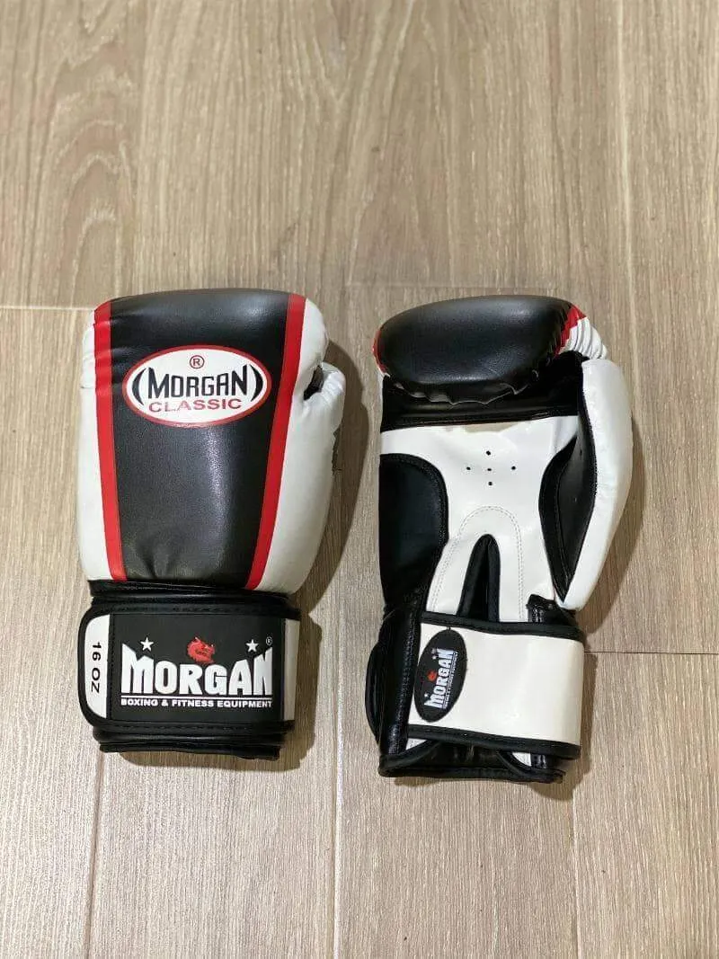 Morgan Classic Boxing Kickboxing Punching Bag Sparring Gloves 16oz