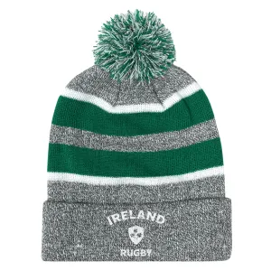 Nations of Rugby Ireland Hooped Pom-Pom Beanie