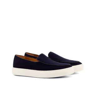 Navy Flannel Belgian Sneakers