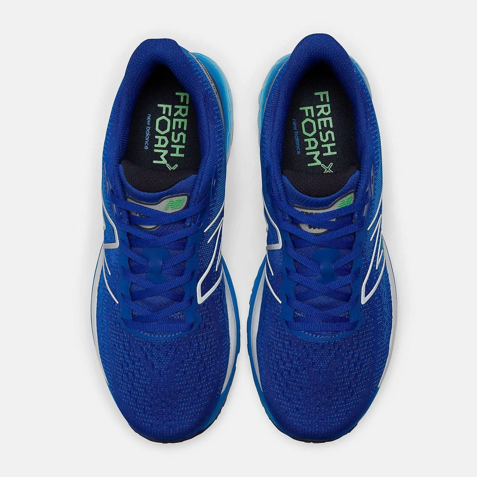 New Balance Fresh Foam 880v12 (Mens) - Blue with green apple and serene blue