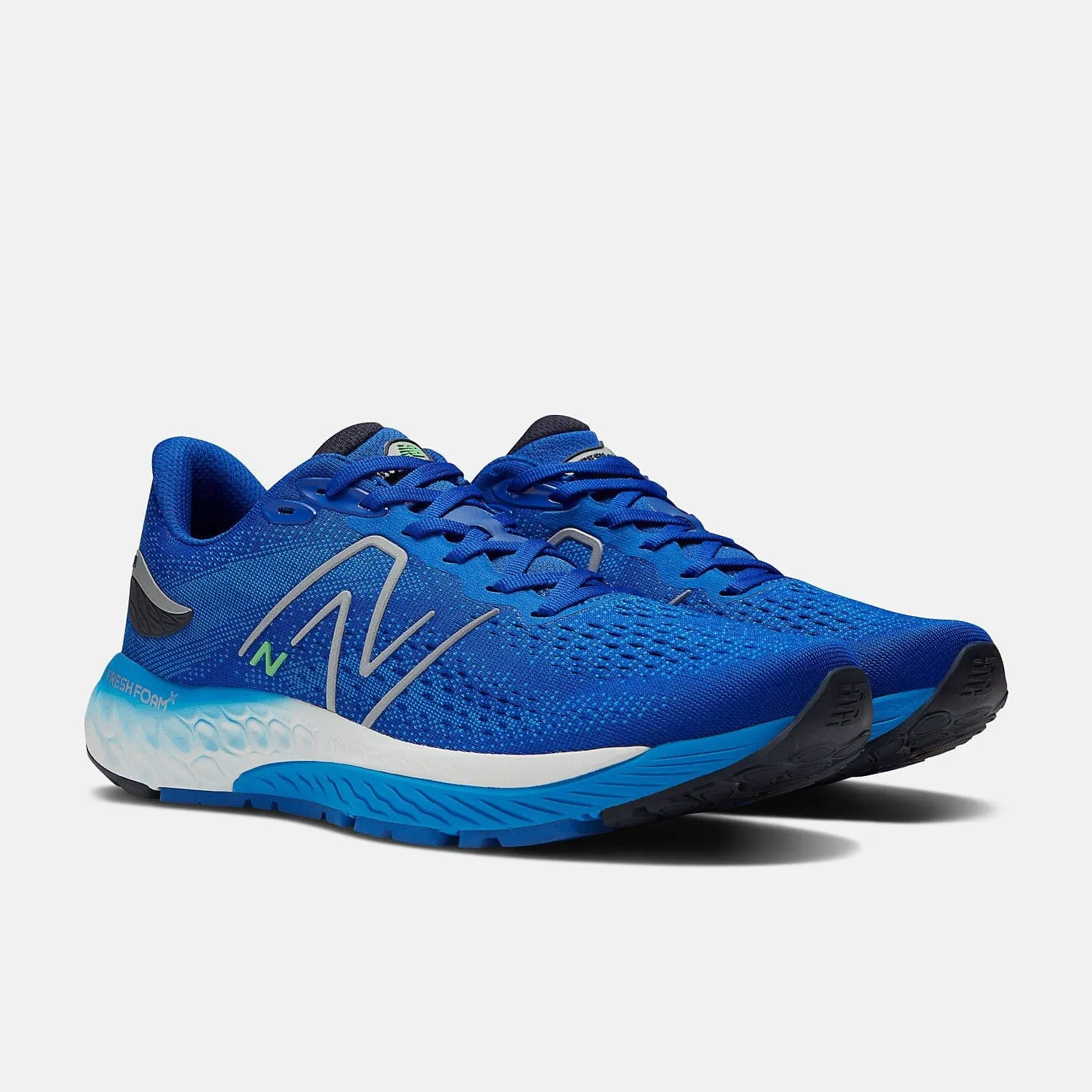 New Balance Fresh Foam 880v12 (Mens) - Blue with green apple and serene blue