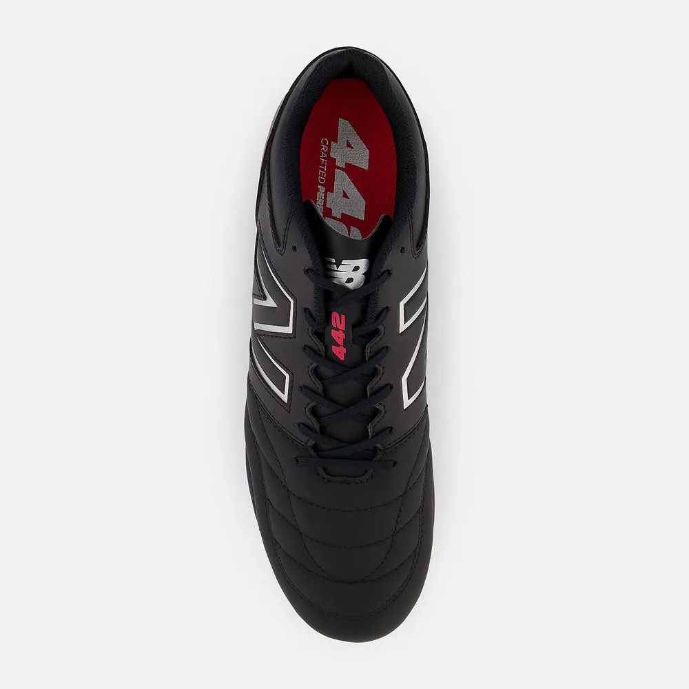 New Balance Mens 442 V2 Team FG (2E) Black