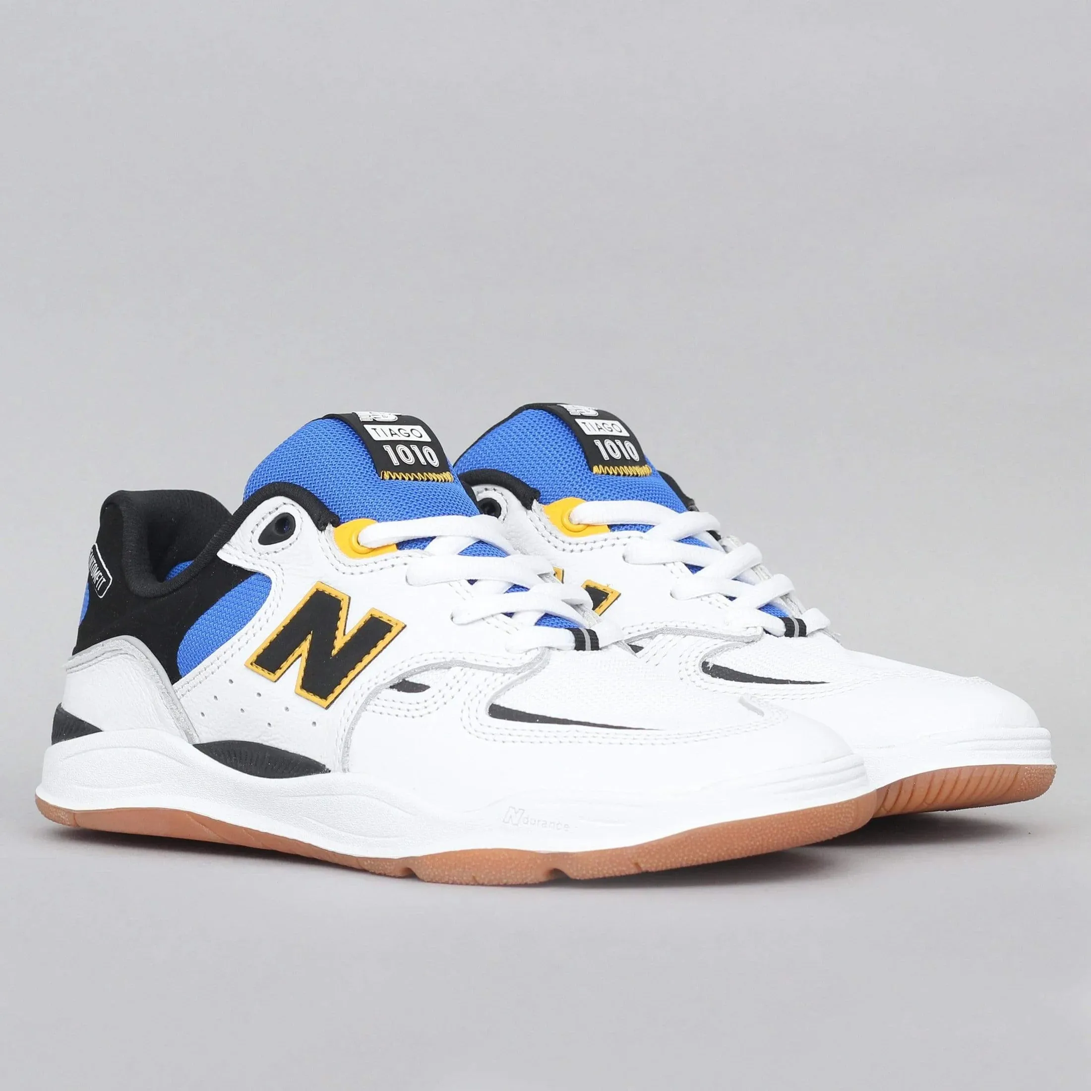 New Balance Numeric 1010 Tiago Lemos Skateboard Shoes - White / Blue