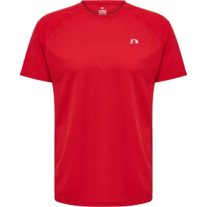 Newline Men Core Running T-Shirt S/S, Herren, tango red, rot