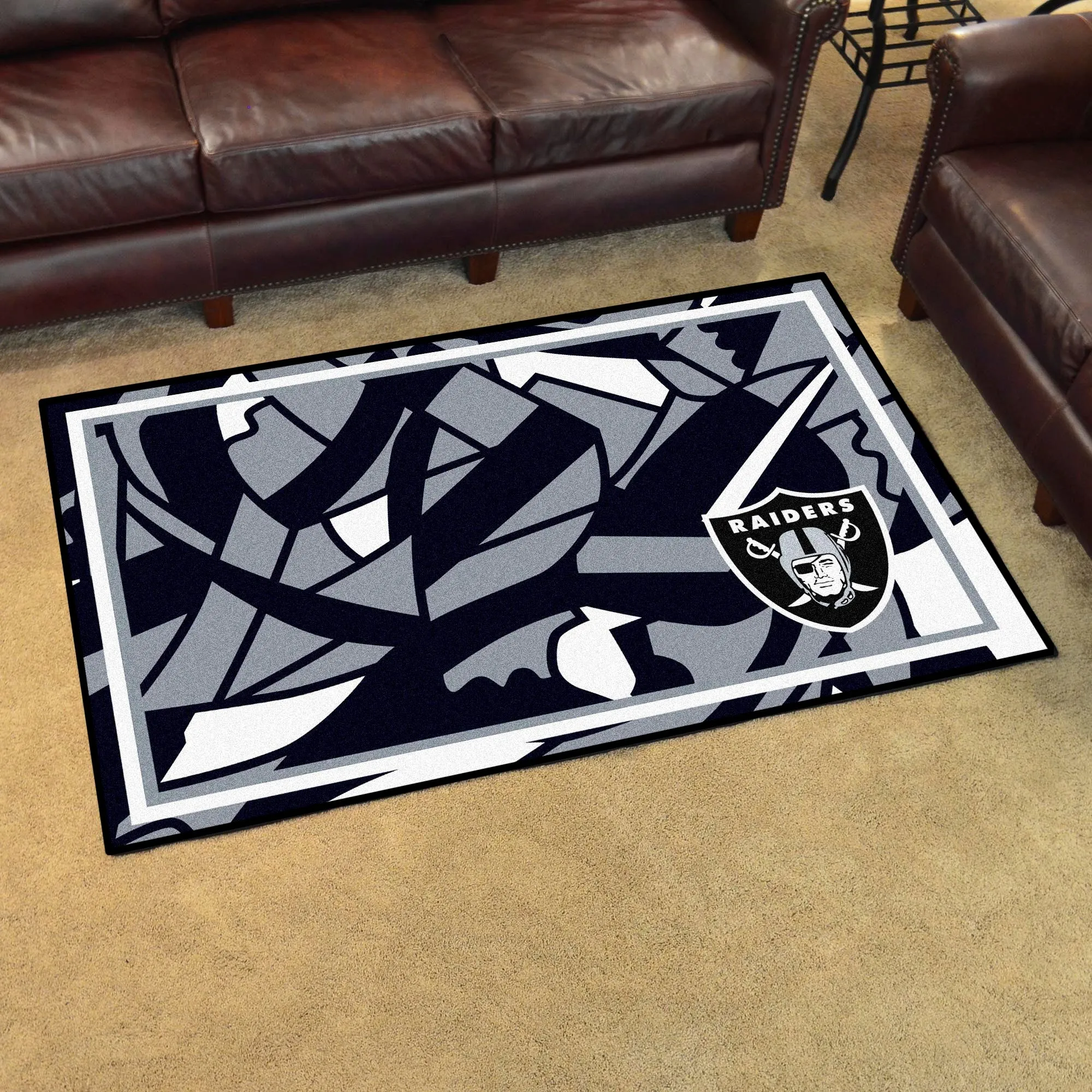 NFL - Las Vegas Raiders 4x6 Rug