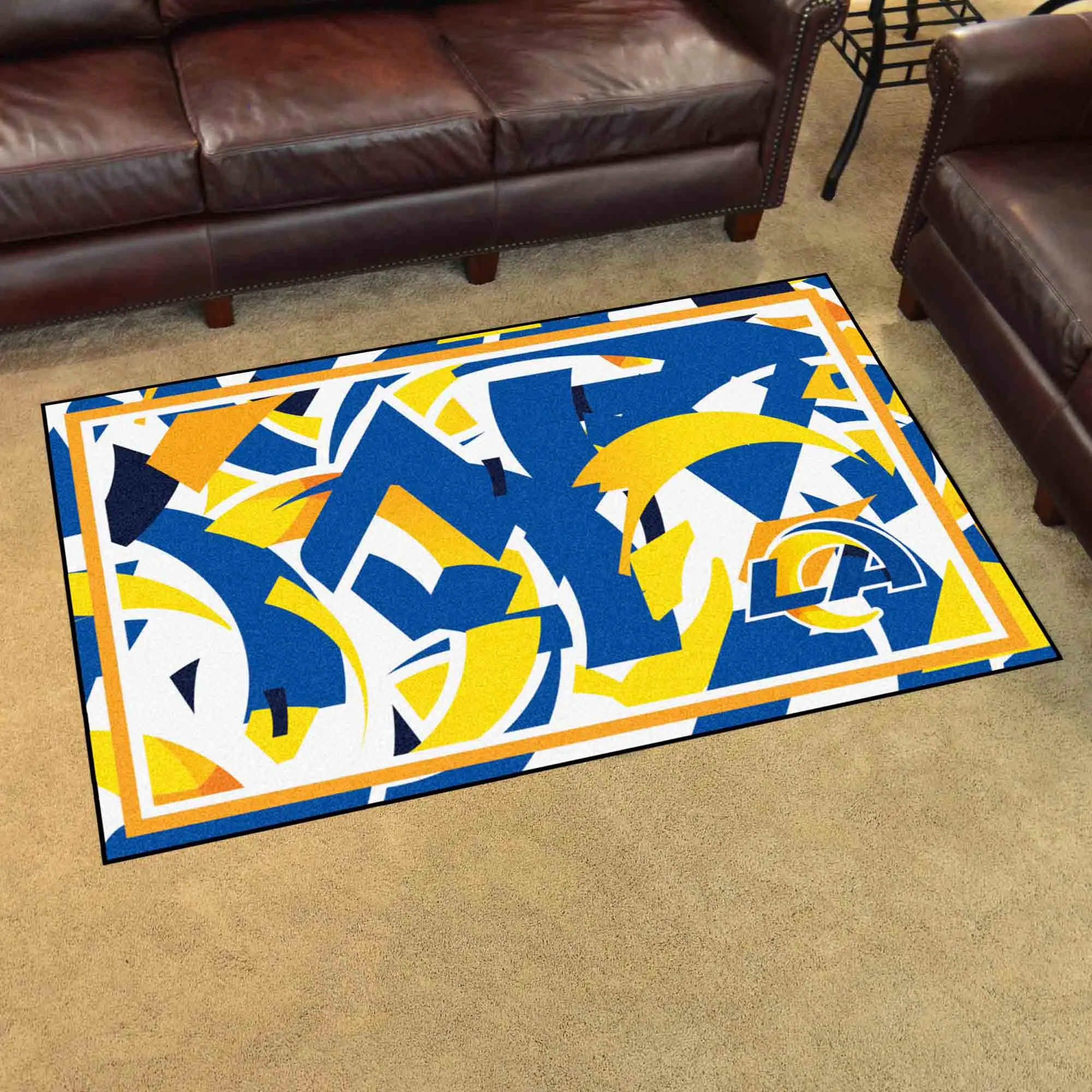 NFL - Los Angeles Rams 4x6 Rug