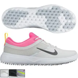 Nike Ladies Akamai 2016 Golf Shoes 7.0 Black/White/Pure Platinum/Black W