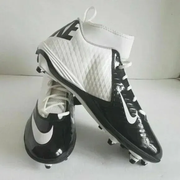 Nike Lunar Super Bad Pro TD Football Cleats Mens Size 16 White Black 511334-110