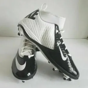 Nike Lunar Super Bad Pro TD Football Cleats Mens Size 16 White Black 511334-110