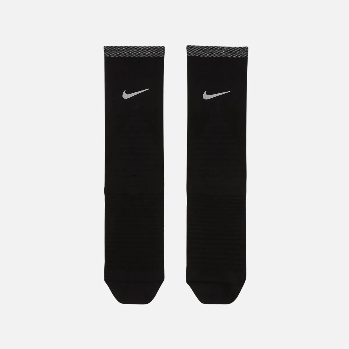 Nike Spark Lightweight Running Crew Socks -Black/Reflect Silver